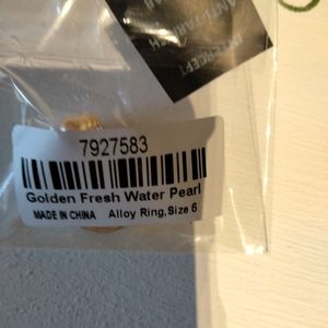 Gold Elegant Ring Jewelry